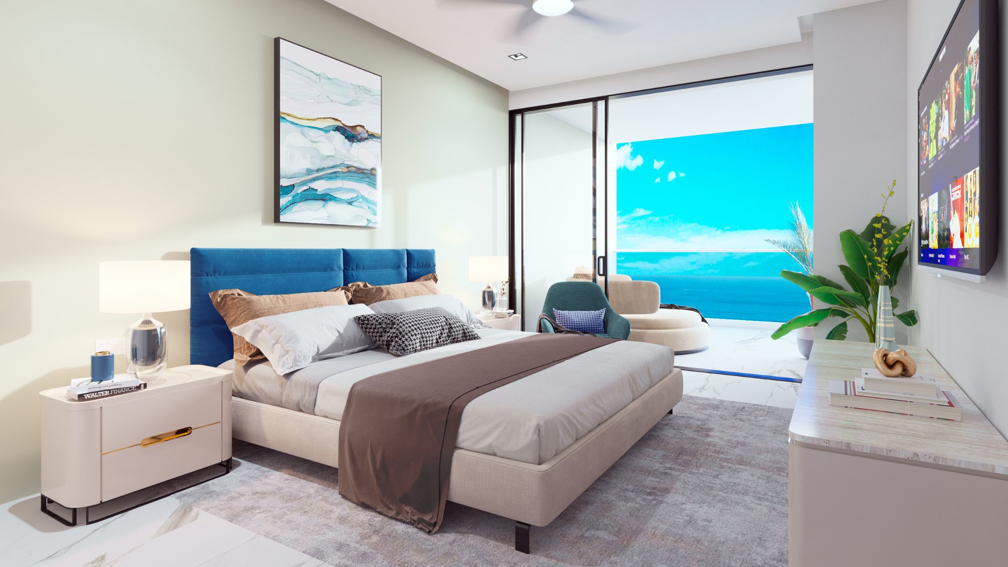 Model 2B - Master Bedroom