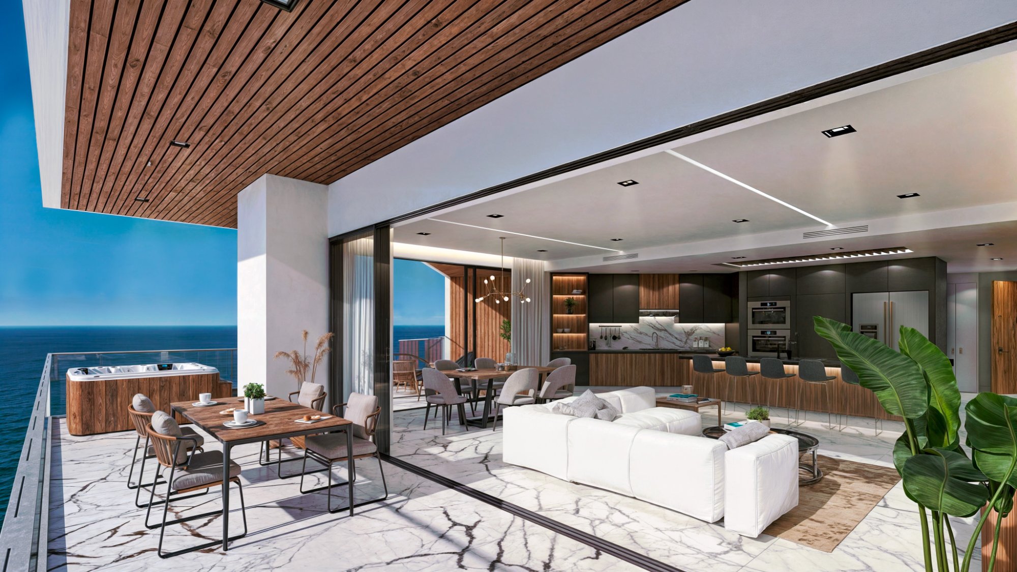 Model 3G - Terrace with Hot Tub